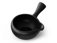 Keramik-Keramik Japan -oryoki verkäufe abkuehlschale yuzamashi kuro 300 ml2