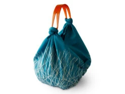 Baumwolltasche Furoshiki Tsuru, Blau, 100 Cm -oryoki verkäufe baumwolltasche furoshiki tsuru blau 100 cm 1