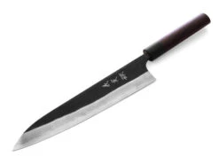 Damastmesser Gyuto 240 Kuroshiage Nami, 12 Lagen -oryoki verkäufe damastmesser gyuto 240 kuroshiage nami 12 lagen 1