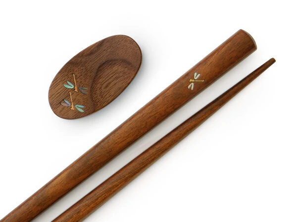 Essstäbchen Set mit Ablage Tonbo, Granadillo Essstäbchen Set Mit Ablage Tonbo, Granadillo -oryoki verkäufe essstaebchen set mit ablage tonbo granadillo 1