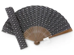 Handfächer Asanoha, Blau -oryoki verkäufe handfaecher asanoha blau 1