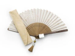 Handfächer Eien, Beige -oryoki verkäufe handfaecher eien beige 1