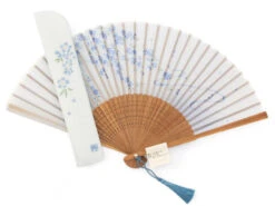 Handfächer Kiyomi, Blau -oryoki verkäufe handfaecher kiyomi 1 1