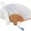 Handfächer Kiyomi, Blau