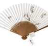 Handfächer Tsubame, Weiß 2 Handfächer Tsubame, Weiß -oryoki verkäufe handfaecher tsubame weiss