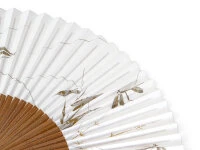 Handfächer Tsubame, weiß Handfächer Tsubame, Weiß -oryoki verkäufe handfaecher tsubame weiss6