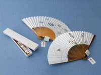 Handfächer Tsubame, weiß Handfächer Tsubame, Weiß -oryoki verkäufe handfaecher tsubame weiss7