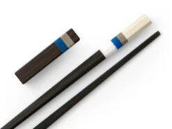 Japanische Essstäbchen Aoyama Blue, Ebenholz, Mit Ablage -oryoki verkäufe japanische essstaebchen aoyama blue ebenholz mit ablage 1