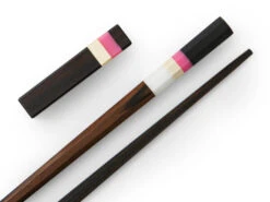 Japanische Essstäbchen Midnight Paris, Ebenholz, Mit Ablage -oryoki verkäufe japanische essstaebchen midnight paris ebenholz mit ablage 1