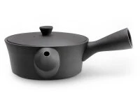 Keramik-Keramik Japan -oryoki verkäufe japanische kyusu sencha 320 banko yaki 320 ml schwarz2