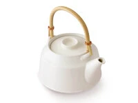 Japanische Teekanne T.Kato, weiß Japanische Teekanne T.Kato, Weiß -oryoki verkäufe japanische teekanne t kato5