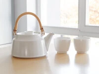 Japanische Teekanne T.Kato, weiß Japanische Teekanne T.Kato, Weiß -oryoki verkäufe japanische teekanne t kato8