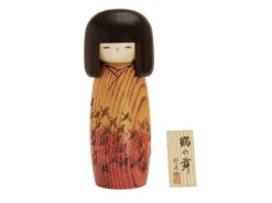 Kokeshi: Holzpuppe Tsuru No Mai -oryoki verkäufe kokeshi holzpuppe tsuru no mai 1