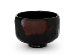 Matcha Schale Raku Schwarz, Kyoto Japan -oryoki verkäufe matcha schale raku schwarz kyoto japan 1
