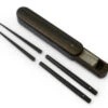 Premium Essstäbchen Set, Teilbar, Mit Ebenholz Case -oryoki verkäufe premium essstaebchen set teilbar mit ebenholz case