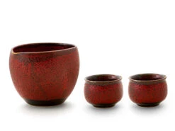 Sake Set Shuin, 1 Karaffe, 2 Becher -oryoki verkäufe sake set shuin 1 karaffe 2 becher 1
