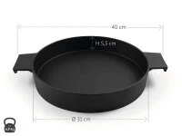 Sukiyaki Gusseisenpfanne, groß Sukiyaki Gusseisenpfanne, Groß -oryoki verkäufe sukiyaki gusseisenpfanne gross6