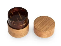 Teedose Obizutsu Kirsche, Kabazaiku, 2 Größen Teedose Obizutsu Kirsche, Kabazaiku, 2 Größen -oryoki verkäufe teedose obizutsu kirsche kabazaiku 2 groessen5