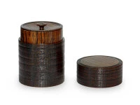 Teedose Urushi Nuri, Holz, braun Teedose Urushi Nuri, Holz, Braun -oryoki verkäufe teedose urushi nuri holz braun3