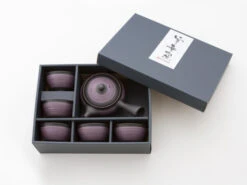 Teeservice Kurohira Murasakisujime, 6-teilig 10 Teeservice Kurohira Murasakisujime, 6-teilig -oryoki verkäufe teeservice kurohira murasakisujime 6 telig 1