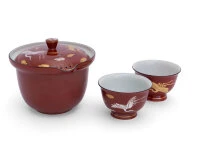 Teeservice Shiboridashi Akaji Kingin Tsuru