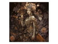 Wandbild Yasashii Rokoko #1, Farbig 1:1