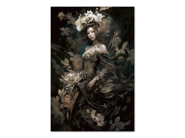 Wandbild Yasashii Rokoko #3, farbig 2:3 Wandbild Yasashii Rokoko #3, Farbig 2:3 -oryoki verkäufe wandbild yasashii rokoko 3 farbig 2 3 19 1