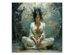 Wandbild Zazen #2, Japanische Meditation, Farbig, 1:1 4 Wandbild Zazen #2, Japanische Meditation, Farbig, 1:1 -oryoki verkäufe wandbild zazen 2 japanische meditation farbig 1 1 17 1