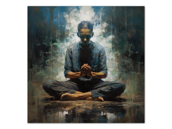 Wandbild Zazen #4, japanische Meditation, farbig, 1:1 Wandbild Zazen #4, Japanische Meditation, Farbig, 1:1 -oryoki verkäufe wandbild zazen 4 japanische meditation farbig 1 1 17 1